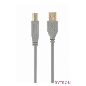 Gembird USB A - USB B M,M adatkábel 1.8m szürke