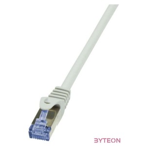 LogiLink RJ45 CAT6A S,FTP M,M adatkábel 3m AWG26 szürke