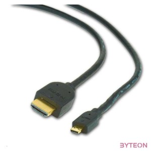 Gembird HDMI 2.0 - HDMI micro D M,M video jelkábel 1.8m fekete