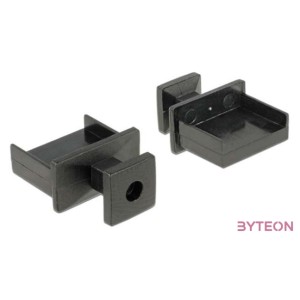 Delock USB 2.0 A védődugó fekete 10db