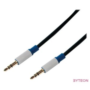 LOGILINK - Premium Audio Cable, 3.5 mm Male to 3.5 mm Male, 1.5m