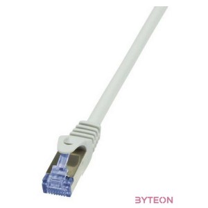 LogiLink RJ45 CAT6A S,FTP M,M adatkábel 3m AWG26 szürke