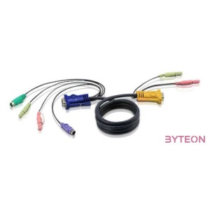 Aten PS,2 VGA KVM kábel 1.8m