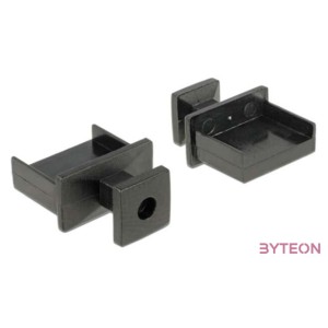 Delock USB 2.0 A védődugó fekete 10db