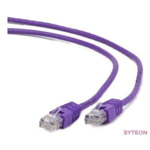 Gembird RJ45 CAT6 FTP M,M adatkábel 0.25m lila
