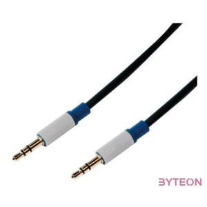 LOGILINK - Premium Audio Cable, 3.5 mm Male to 3.5 mm Male, 1.5m