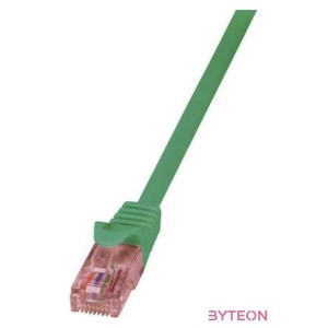 LogiLink RJ45 CAT6 UTP M,M adatkábel 0.5m AWG24 zöld