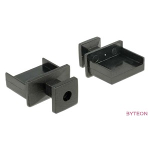 Delock USB 2.0 A védődugó fekete 10db