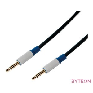 LOGILINK - Premium Audio Cable, 3.5 mm Male to 3.5 mm Male, 1.5m