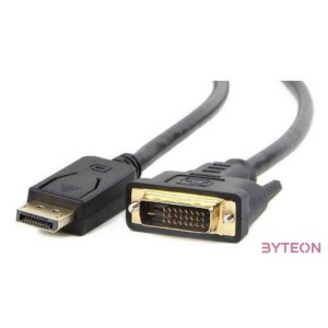 Gembird Displayport - DVI-D M,M video jelkábel 1.8m fekete