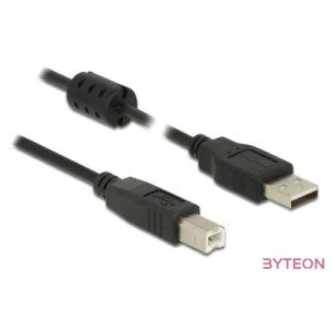 Delock USB 2.0 A - USB 2.0 B M,M adatkábel 3m fekete