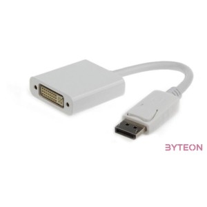 Gembird Displayport - DVI-I M,F adapter 0.1m fehér