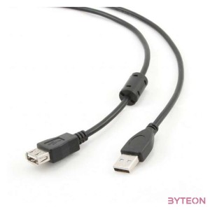 Gembird USB A M,F adatkábel 4.5m fekete