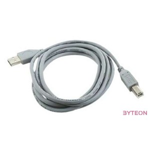 Gembird USB A - USB B M,M adatkábel 1.8m szürke