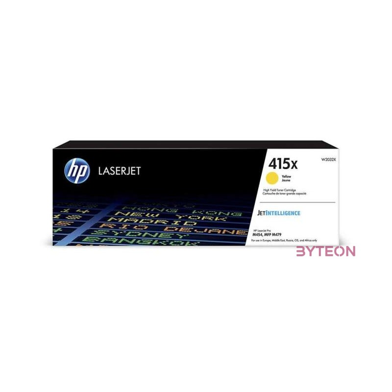 HP 415X Yellow toner