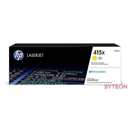 HP 415X Yellow toner