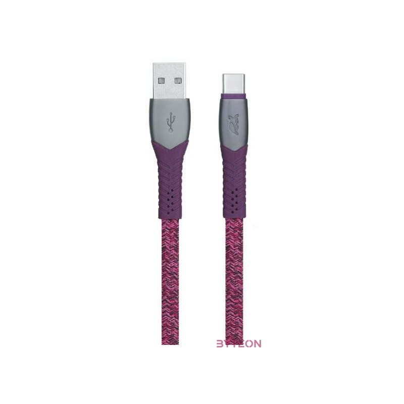 RivaCase Egmont PS6102 RD12 Type-C , USB 2.0 cable 1,2m Red