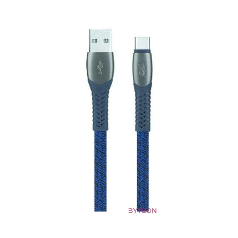 RivaCase Egmont PS6102 BL12 Type-C , USB 2.0 cable 1,2m Blue