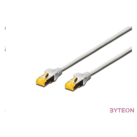 Digitus Prime RJ45 CAT6A 10Gb S-FTP M,M adatkábel 1m szürke