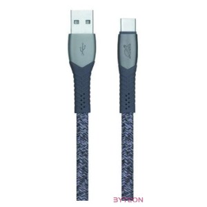 RivaCase Egmont PS6102 GR12 Type-C , USB 2.0 cable 1,2m Grey