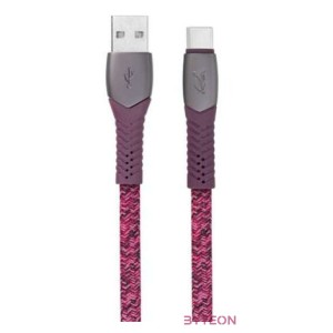 RivaCase Egmont PS6102 RD12 Type-C , USB 2.0 cable 1,2m Red