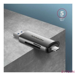 AXAGON CRE-SAC USB-C 3.2 Gen 1 Card Reader