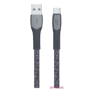 RivaCase Egmont PS6102 GR12 Type-C , USB 2.0 cable 1,2m Grey