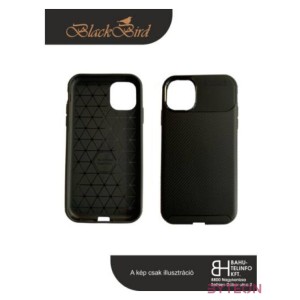 BlackBird BH1067 Carbon mintás tok Iphone 2019 6,5 Black