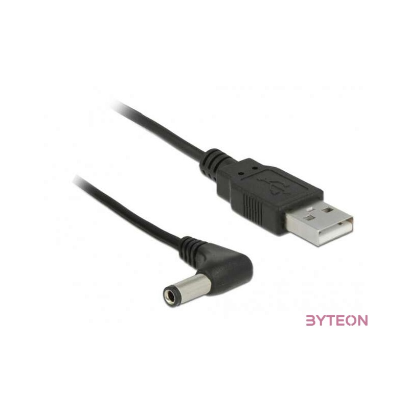 DeLock USB Power Cable to DC 5.5 x 2.5 mm male 90 1,5m