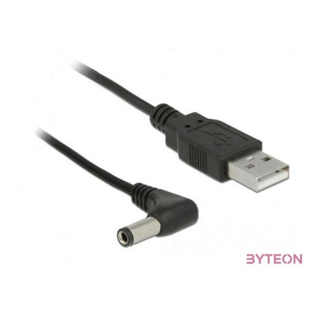 DeLock USB Power Cable to DC 5.5 x 2.5 mm male 90 1,5m