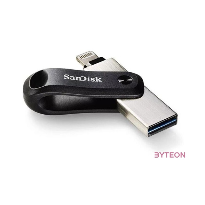 Sandisk iXpand Go 128GB USB 3.0, Lightning szürke-ezüst pendrive