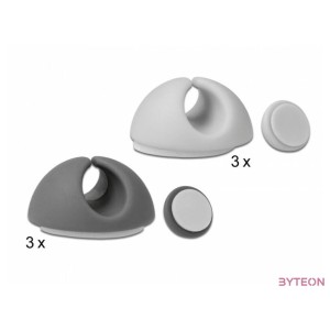 DeLock Cable Holder Set 6 pieces
