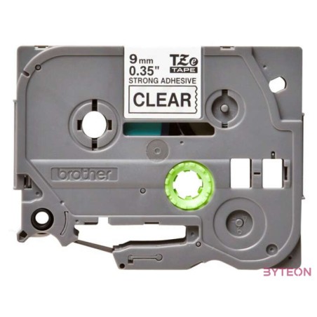 Brother TZE-S121 laminált P-touch szalag (24mm) Black on Clear - 8m