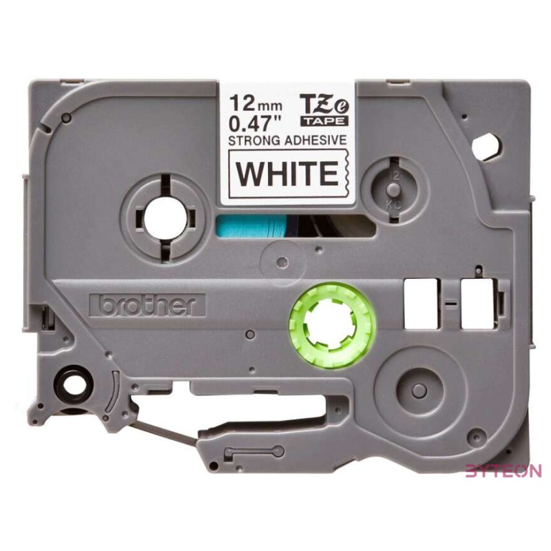 Brother TZE-S231 laminált P-touch szalag (12mm) Black on White - 8m