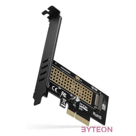 AXAGON PCEM2-N PCIE NVME M.2 x4 M-Key slot adapter