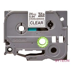 Brother TZE-S151 laminált P-touch szalag (24mm) Black on Clear - 8m