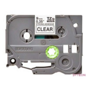 Brother TZE-S121 laminált P-touch szalag (24mm) Black on Clear - 8m