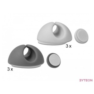 DeLock Cable Holder Set 6 pieces