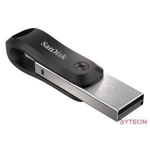 Sandisk iXpand Go 128GB USB 3.0, Lightning szürke-ezüst pendrive
