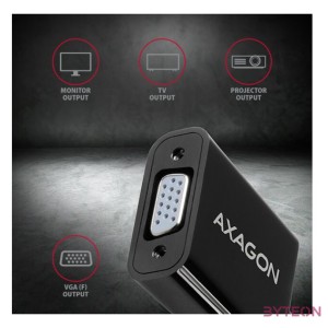 AXAGON RVH-VGN HDMI  VGA Adapter FullHD
