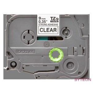 Brother TZE-S121 laminált P-touch szalag (24mm) Black on Clear - 8m