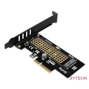 AXAGON PCEM2-N PCIE NVME M.2 x4 M-Key slot adapter
