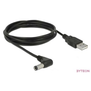DeLock USB Power Cable to DC 5.5 x 2.5 mm male 90 1,5m