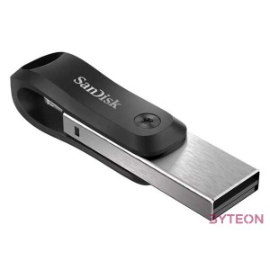 Sandisk iXpand Go 128GB USB 3.0, Lightning szürke-ezüst pendrive