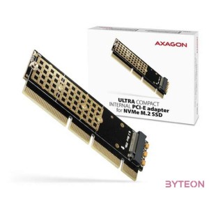 AXAGON PCEM2-1U PCIE NVME M.2 x16,x8,x4 M-Key slot adapter