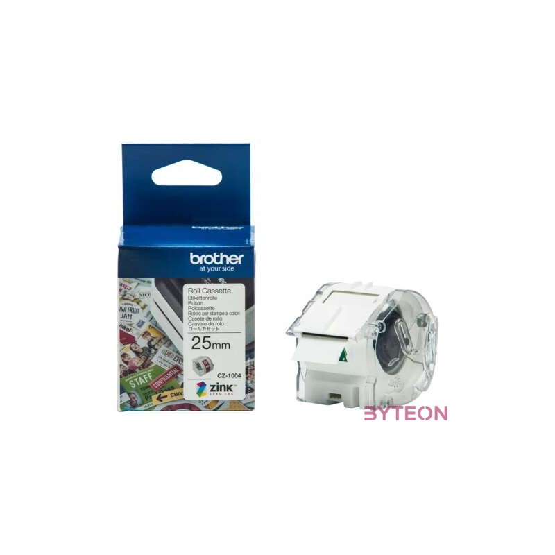 Brother CZ-1004 színes folytonos szalagtekercs (25mm) White 5m