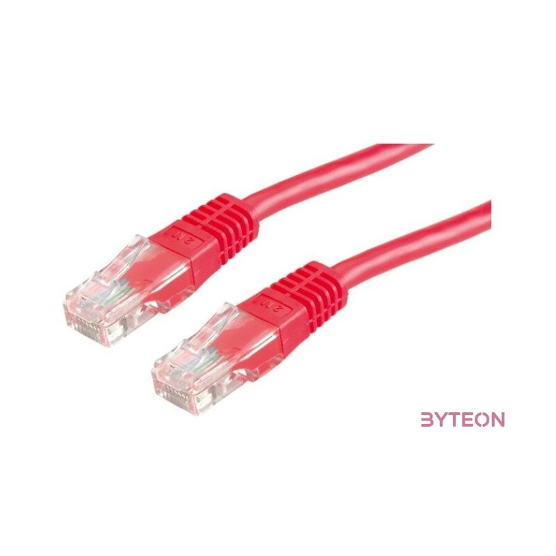 Roline CAT5e UTP patch kábel 5m piros