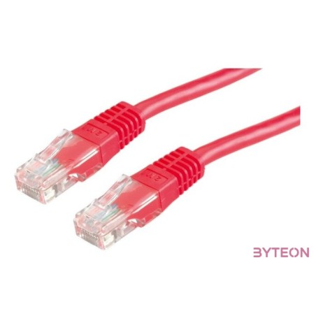 Roline CAT5e UTP patch kábel 5m piros