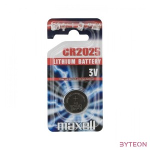 Maxell CR 2025 1db-os Lithium gombelem
