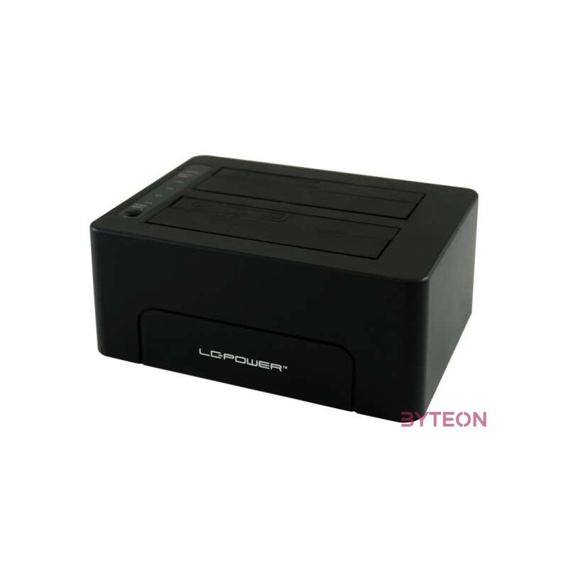 LC Power LC-DOCK-25-C HDD docking station Black